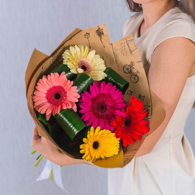 Букет из Гербер микс N 35811