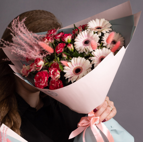 Офелия. Комплект букетов для мамы и дочки арт. 27787