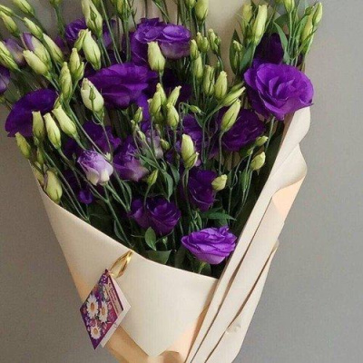 Букет из Эустомы 50434 (Лизиантус)